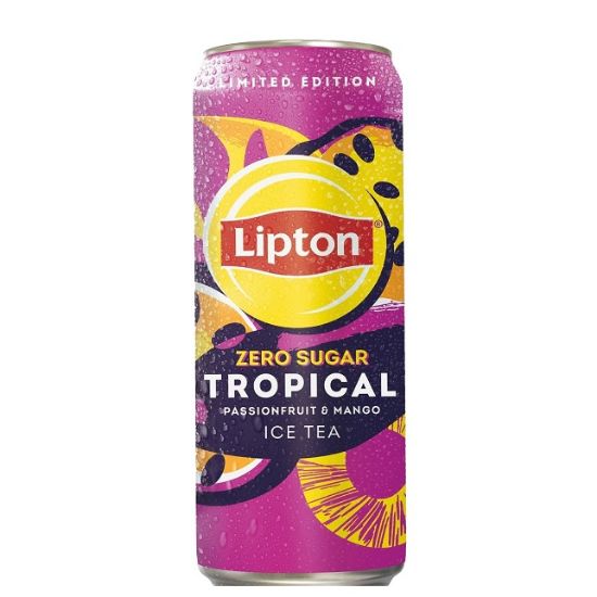 Picture of Lipton Ice Tea Tropical Zero Sugar 320ml