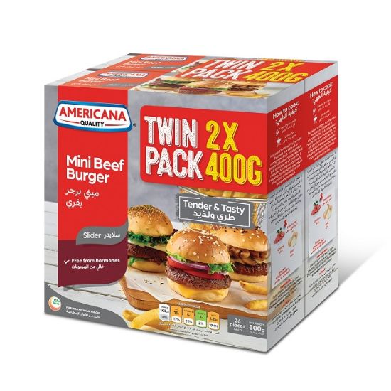 Picture of Americana Beef Burger Mini 2x400gm