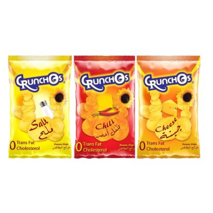 Picture of Crunchos Chips Assorted 3 Pack 3x125gm